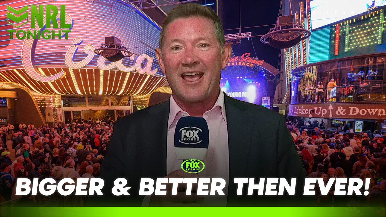 Players Lost for Words as Rugby League LIGHTS UP Las Vegas with Fan Fest 💥 | NRL Tonight