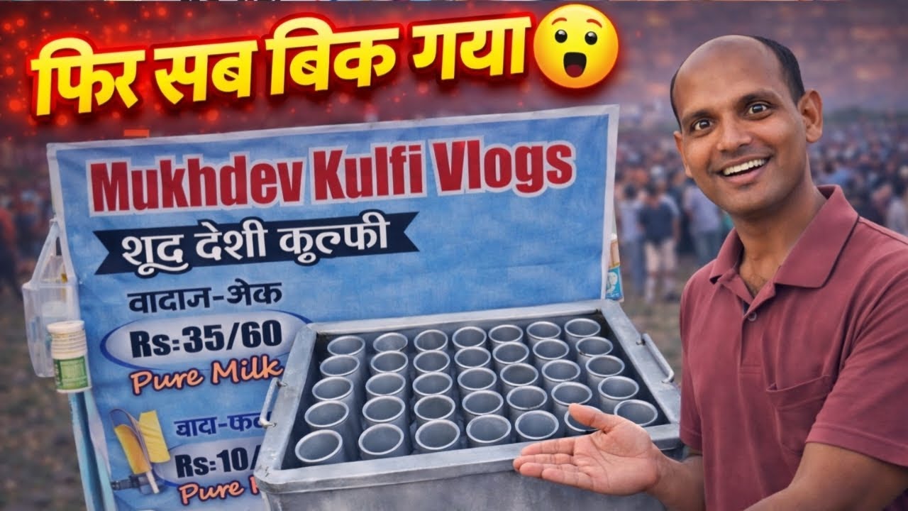 2 दिन में ₹2100 कमाए 😱 | Kulfi Business Daily Income | Street Food India