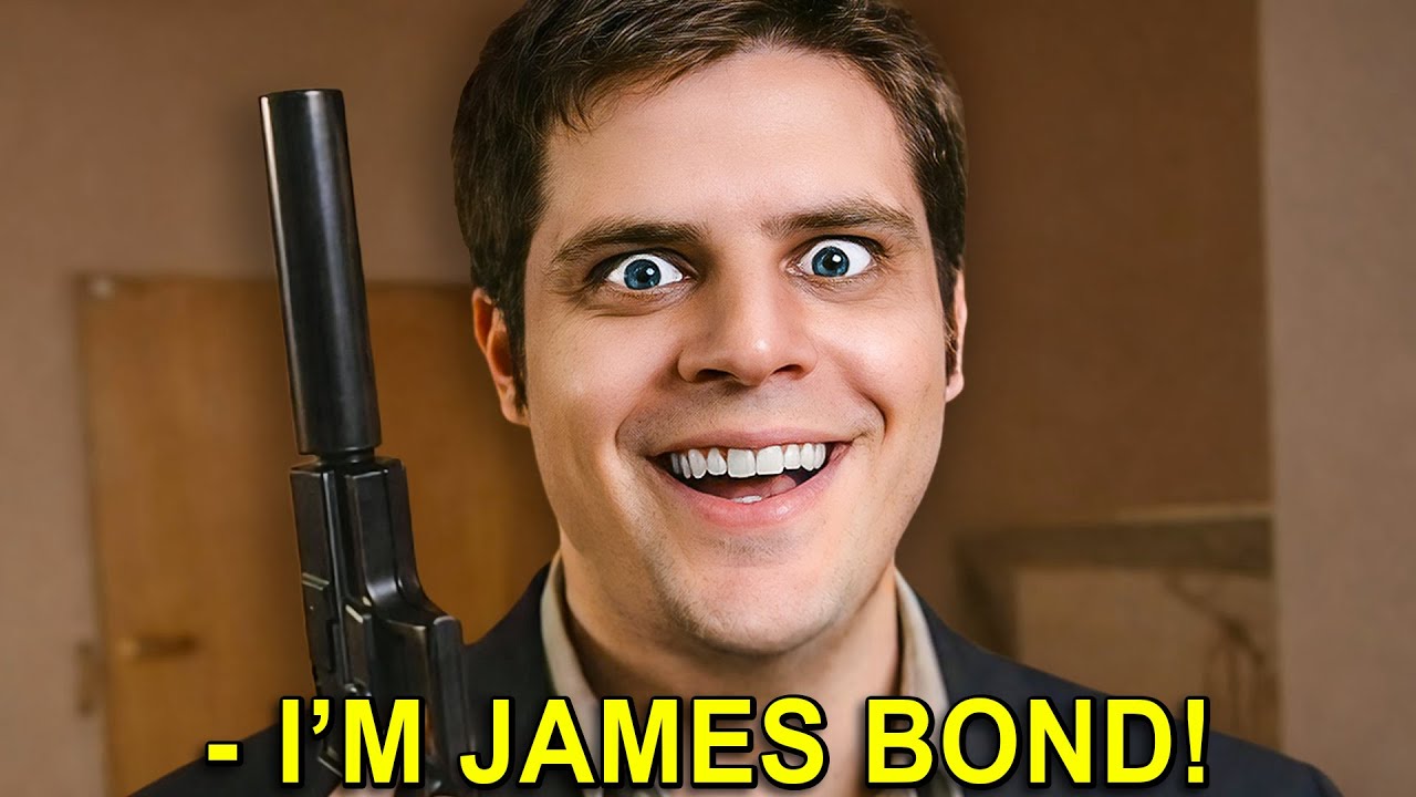 He Thinks He's James Bond...