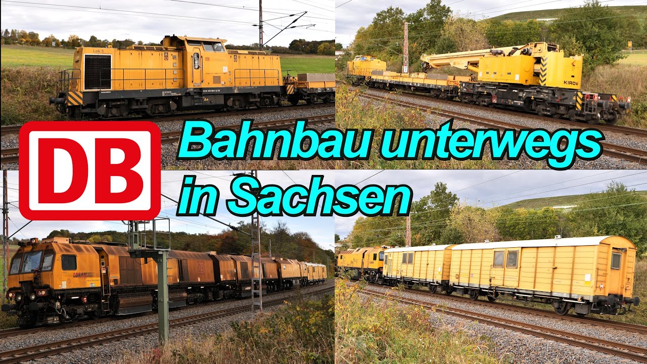 DB Bahnbau unterwegs in Sachsen