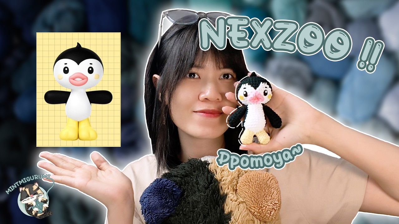 Making Kpop NEXZ Character Custom Commissions 🐧💖 | Mintmigurumi | crochet vlog 🧶❤
