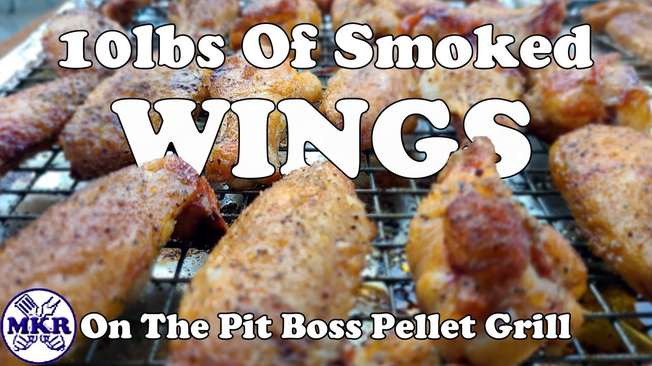 10lbs of Smoked Wings On The Pit Boss Pellet Grill