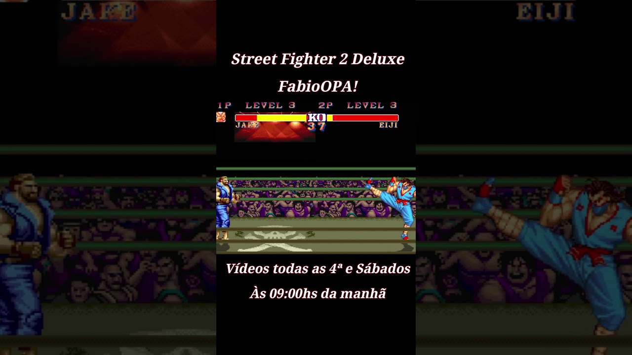 Palinha no Street Fighter 2 Deluxe - Jogando com Jake #Shorts