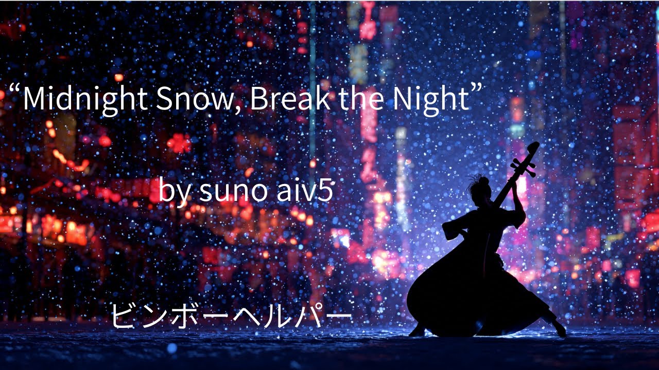 🎄 Midnight Snow, Break the Night #ChristmasMusic#BreakLatin#Shamisen#AIMusic#DanceMusic#SunoAI