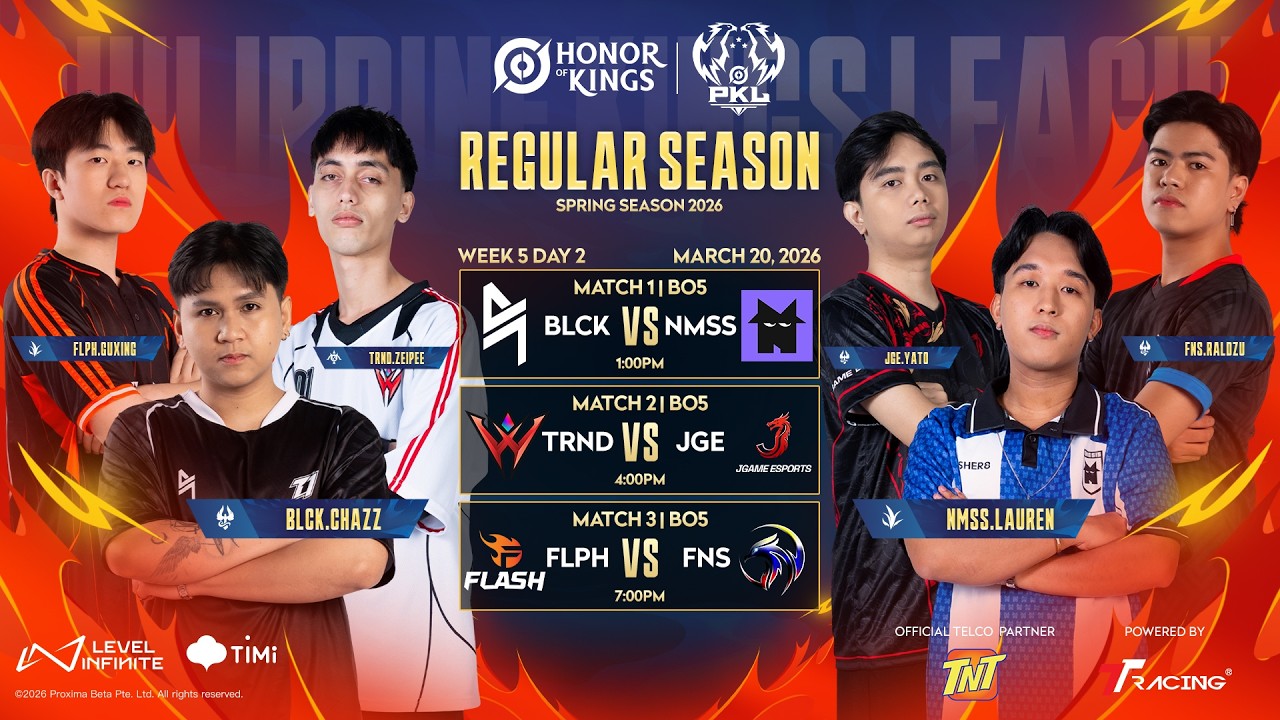 LIVE | PKL Honor of Kings Spring Season 2026 | Regular Season Week 5  - Day 2