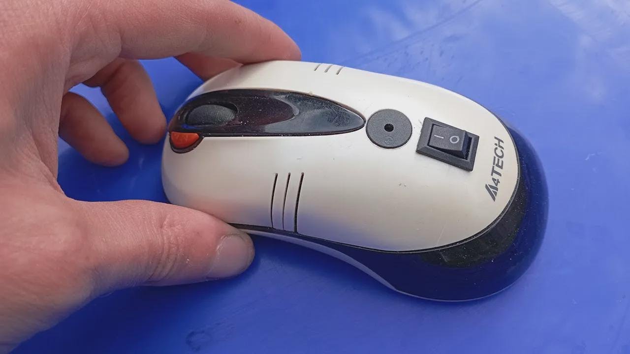 Mira lo que hice con un viejo mouse