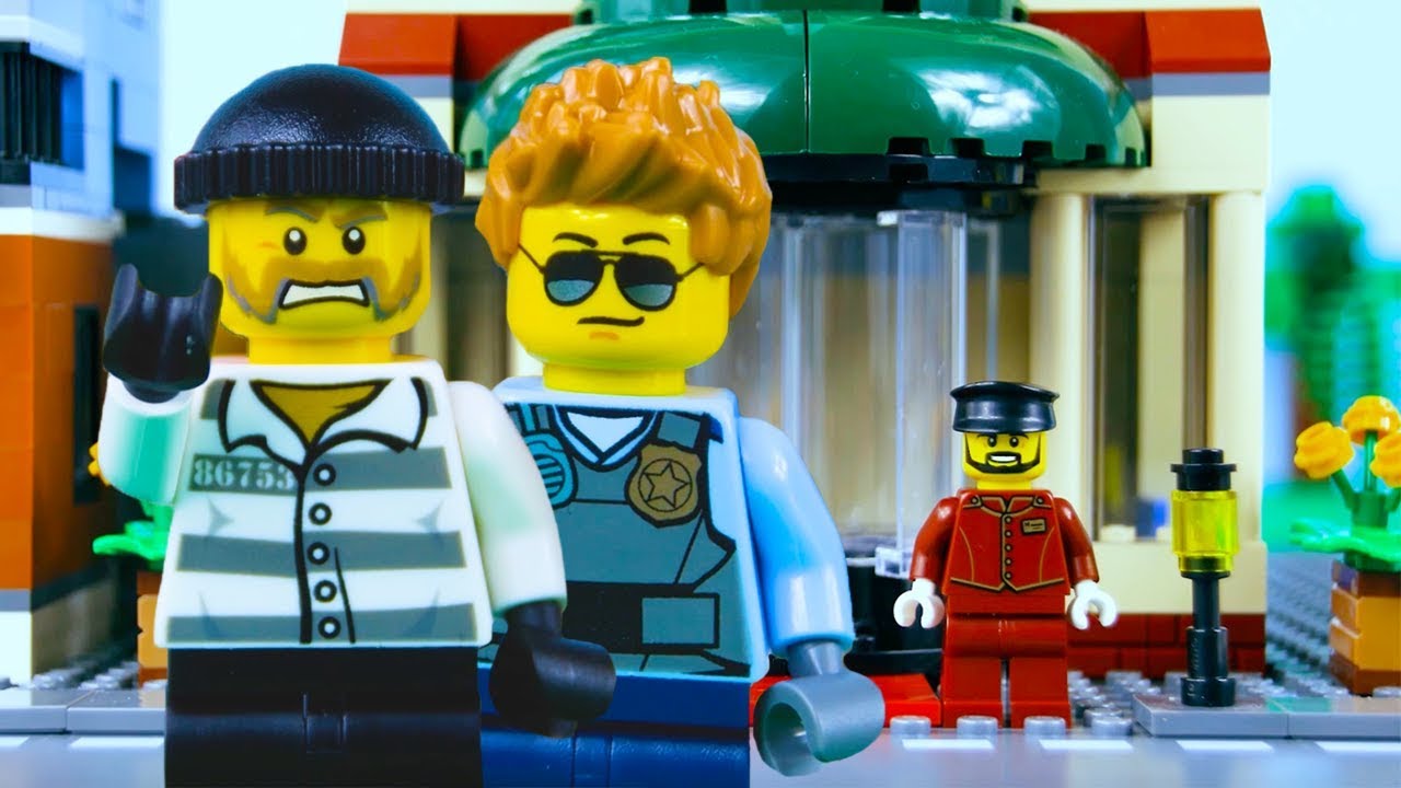 LEGO City Crooks (COMPILATION) STOP MOTION LEGO Cops And Robbers | LEGO City | By Billy Bricks