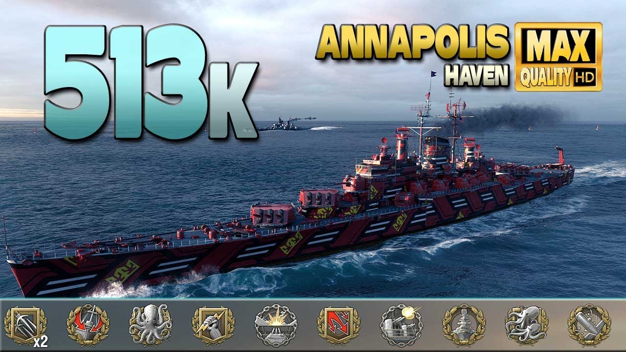 Krążownik Annapolis z +500 tys. uszkodzeń w wyjątkowej grze - World of Warships