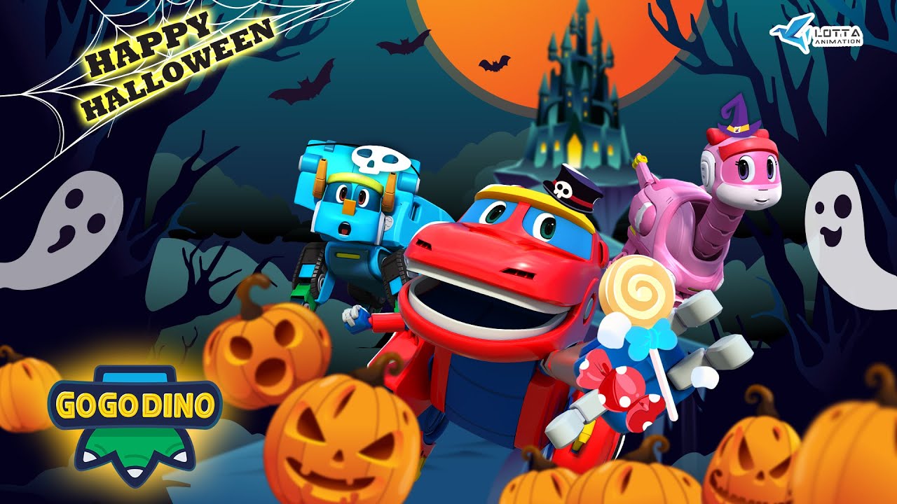 👻万圣节👻 | 和GOGODINO一起过万圣节 | Halloween | Trick or Treat | Halloween for kids | 万圣节快乐 | 万圣节派对 | 儿歌 | 童谣