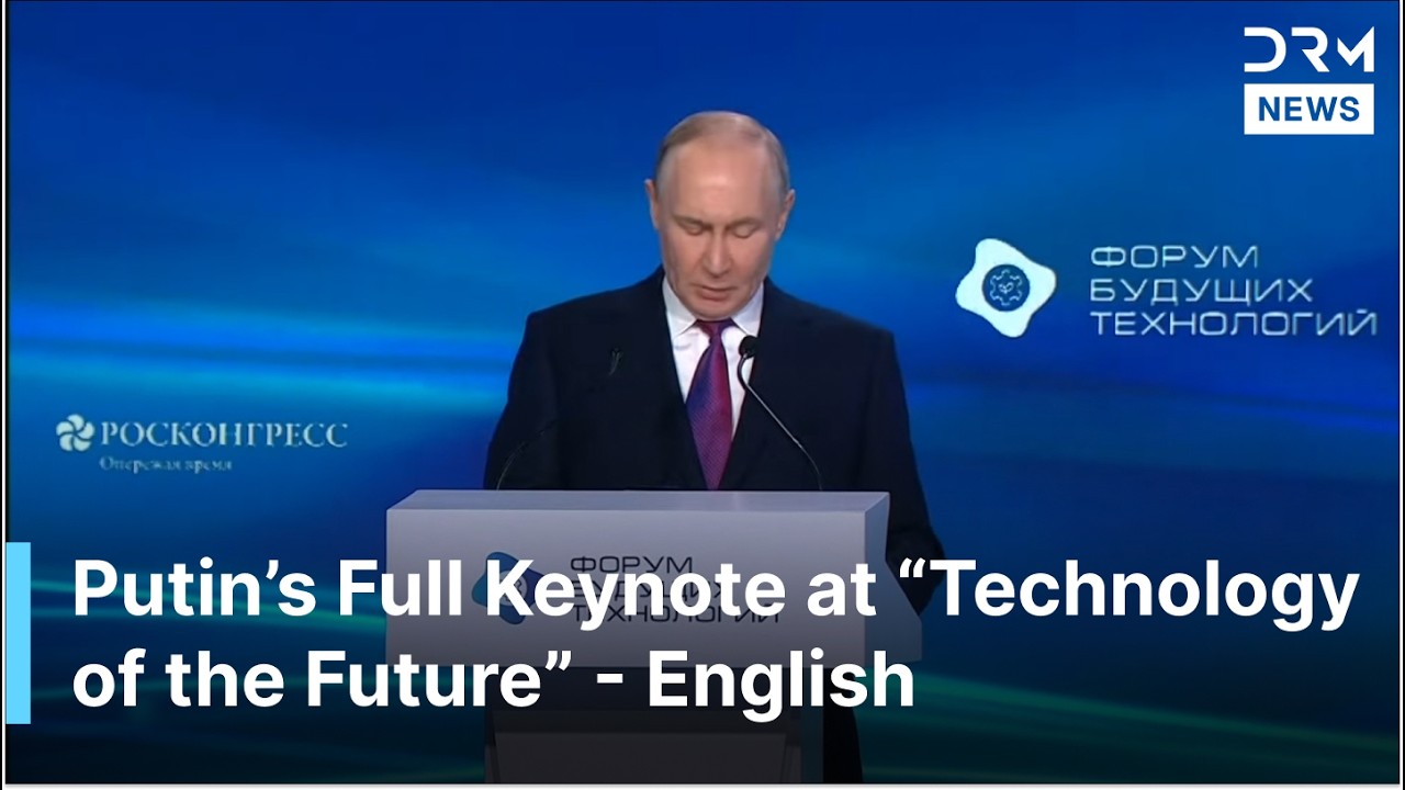 “We Need Technological Sovereignty” Putin Speaks on AI, Biotech and Future Tech in Moscow | AC1G
