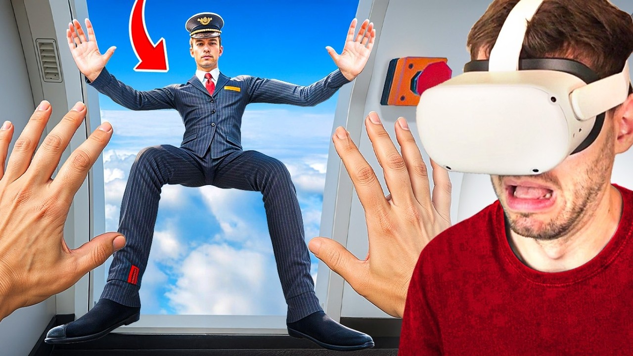 LIPÃO pulando de um AVIÃO EM MOVIMENTO - Newton's Playground VR