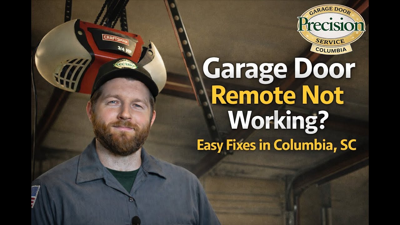 Garage Door Remote Not Working? Easy Fixes in Columbia, SC | Precision Garage Door