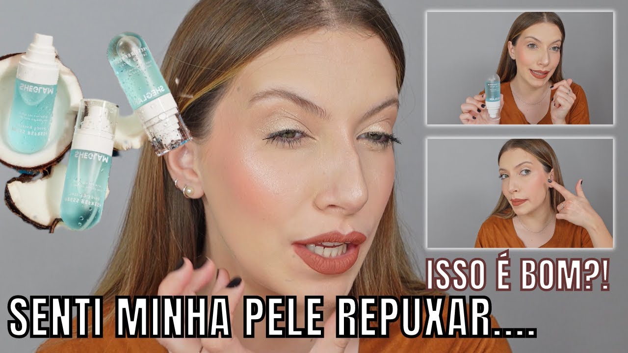 TESTEI o SPRAY FIXADOR da SHEGLAM | *não sai de jeito nenhum* Press Refresh Setting Spray Sheglam