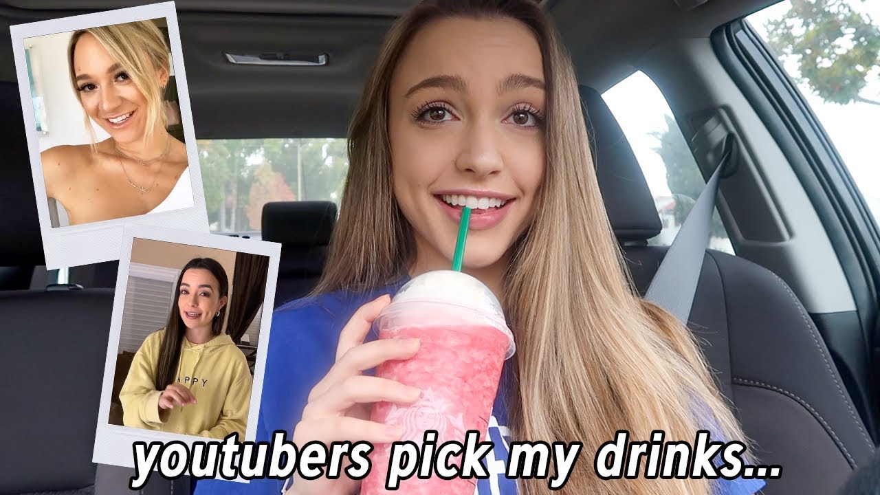 Letting Youtubers Pick My Starbucks Drinks for a Week...