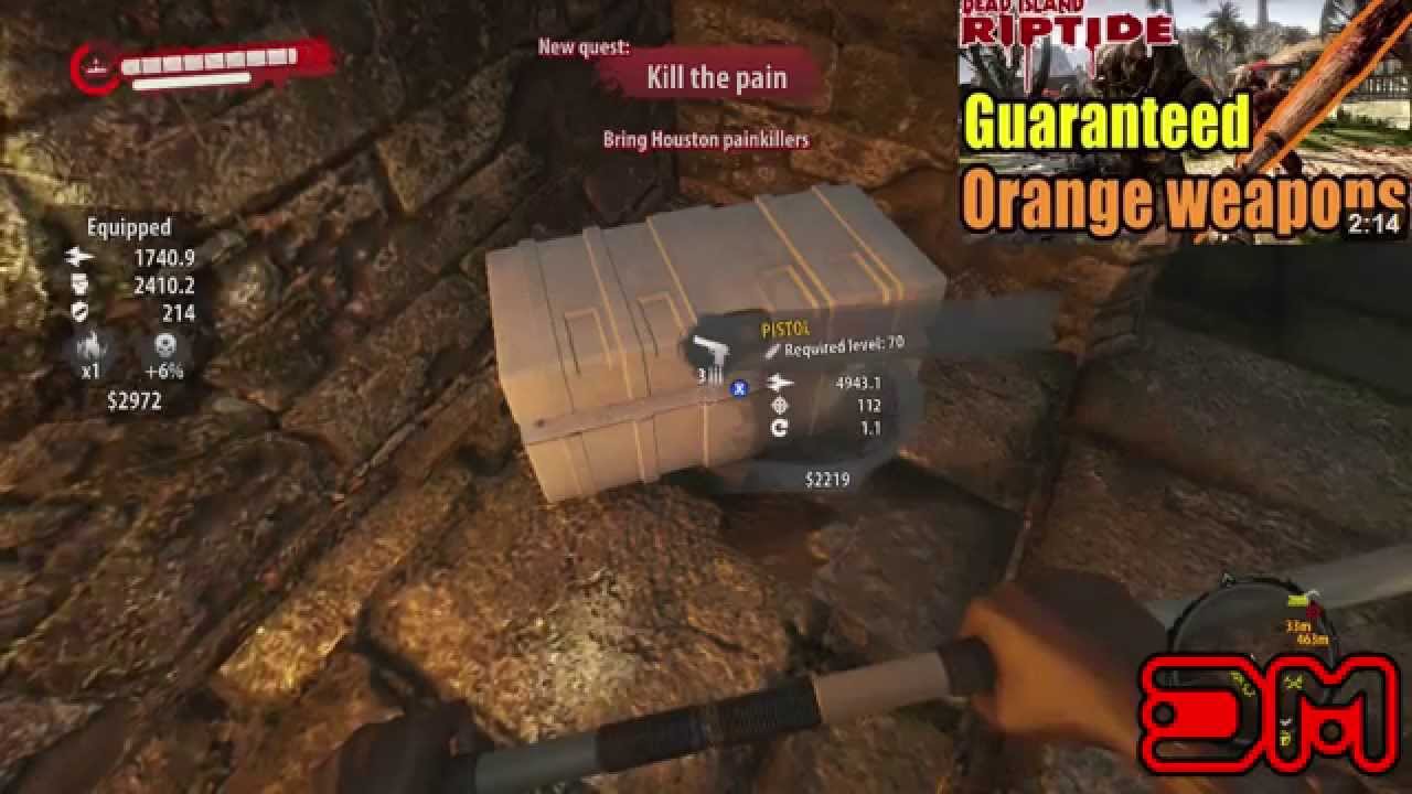 Dead Island Riptide - Unlimited Orange Pistols - Legendary Weapons