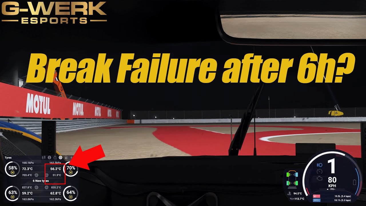 LMU Brake Failure After 6 Hours of Endurance
