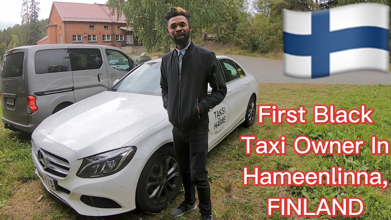 First Black Taxi Owner In Hameenlinna, FINLAND