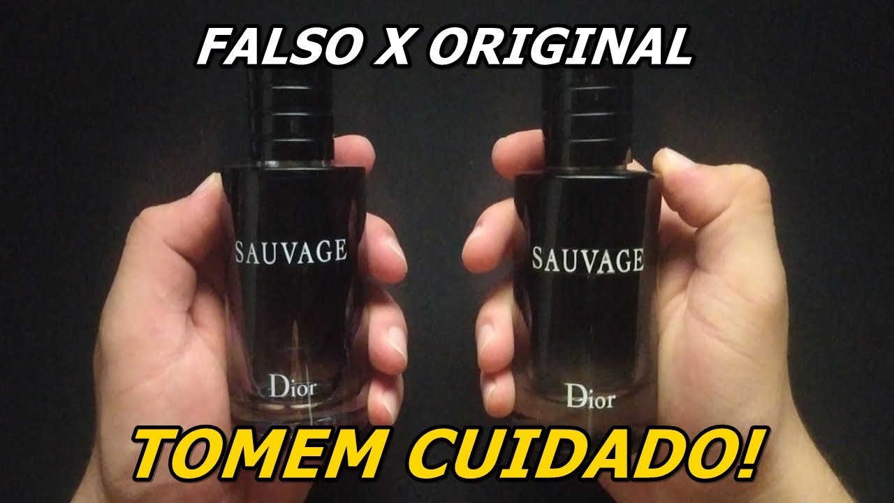 NÃO seja ENGANADO! Dior Sauvage falso x Original. #perfumesimportados #perfumes #dior