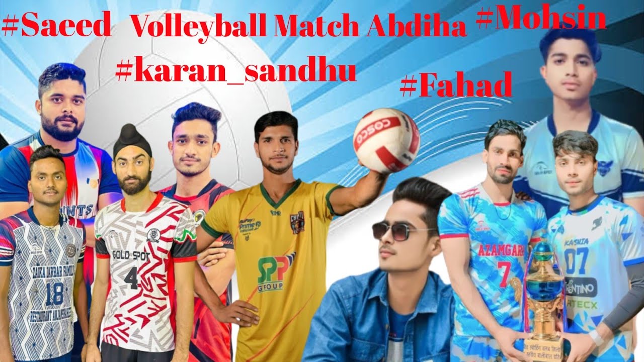 Karan Sandhu saeed alam vs katauli best mahamuqabla Volleyball match abdiha Ibrahimpur