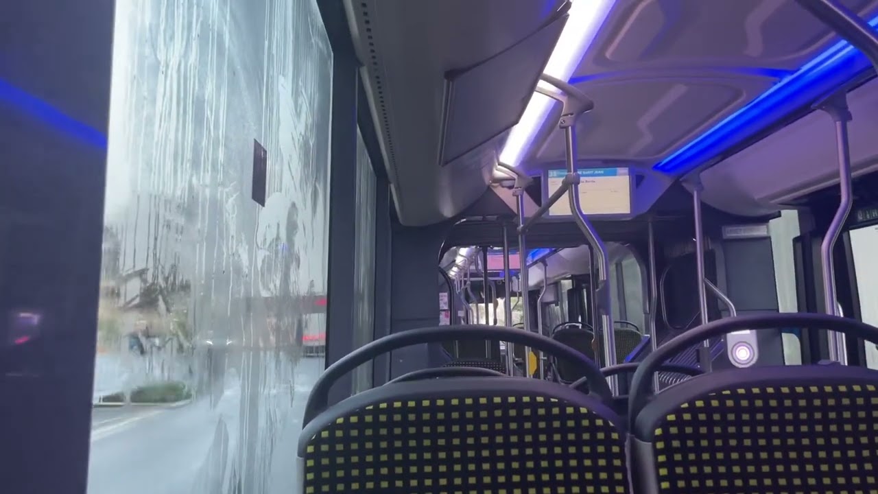 Transport Bordeaux Métropole iveco urbanway 18 cng cursor 9 entre Carle Vernet et Gare Saint Jean