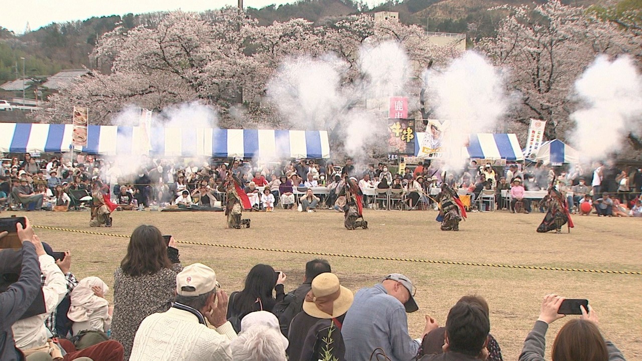 城下町小幡さくら祭り　桜と華やかな歴史絵巻楽しむ　群馬・甘楽町 (26/04/05)