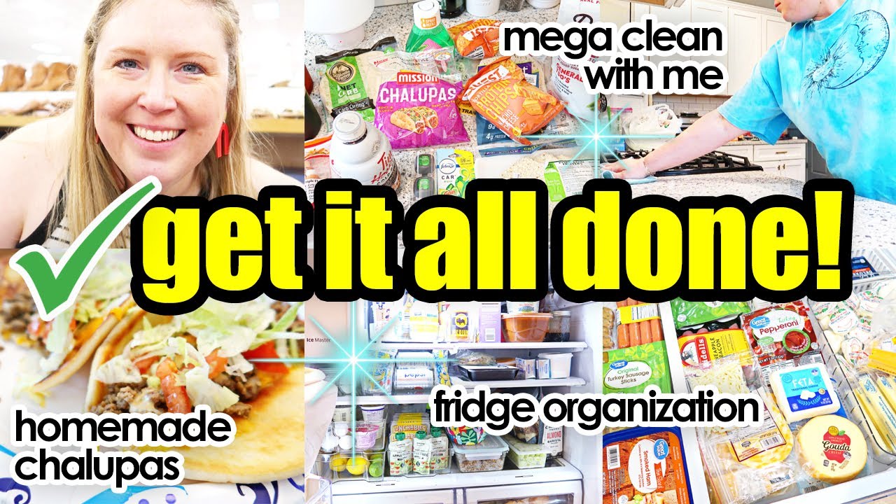 ✨Weekend Prep! Clean my MESSY kitchen, Cook & Clean with me!
