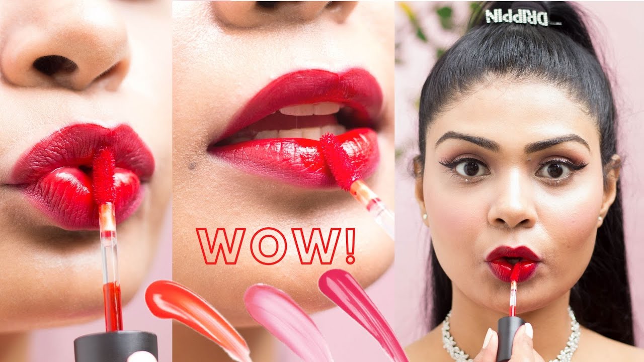 Face Shop Lip Tints India | Pink Mate, Red Signal, Cherry Kiss #faceshopindia