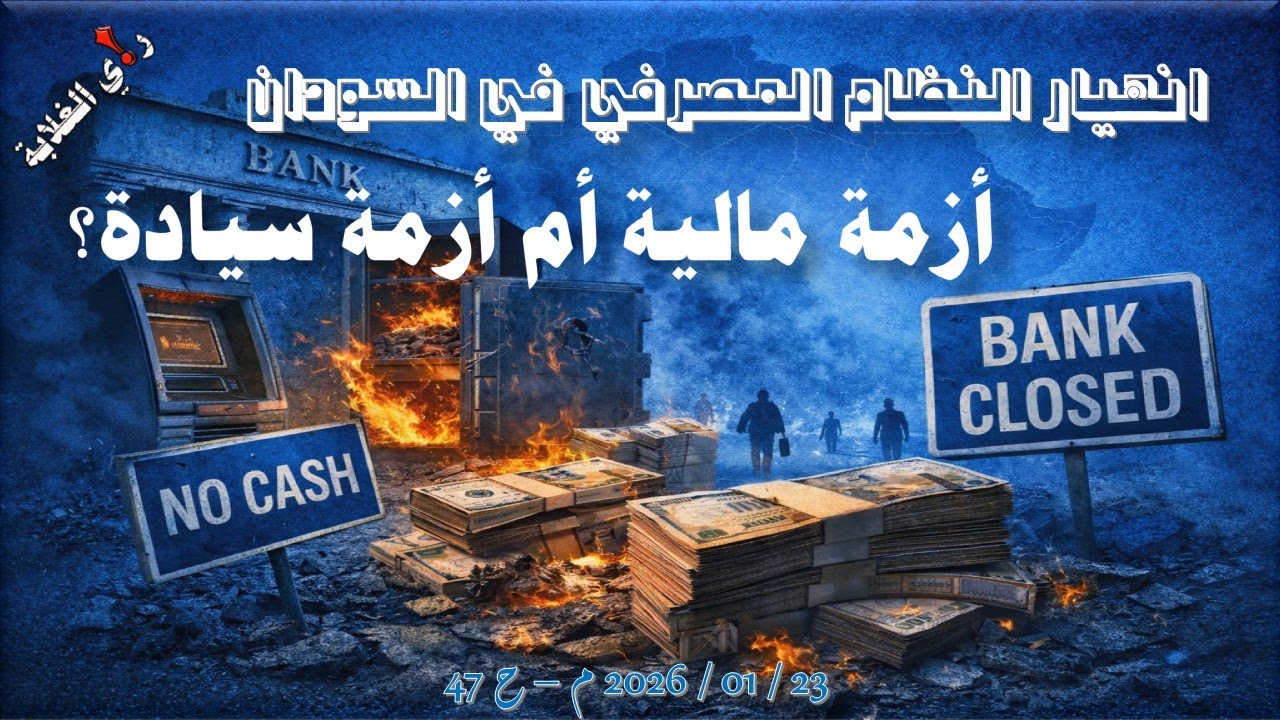 انهيار النظام المصرفي في السودان .. 23 / 01 / 2026 م - ح 47