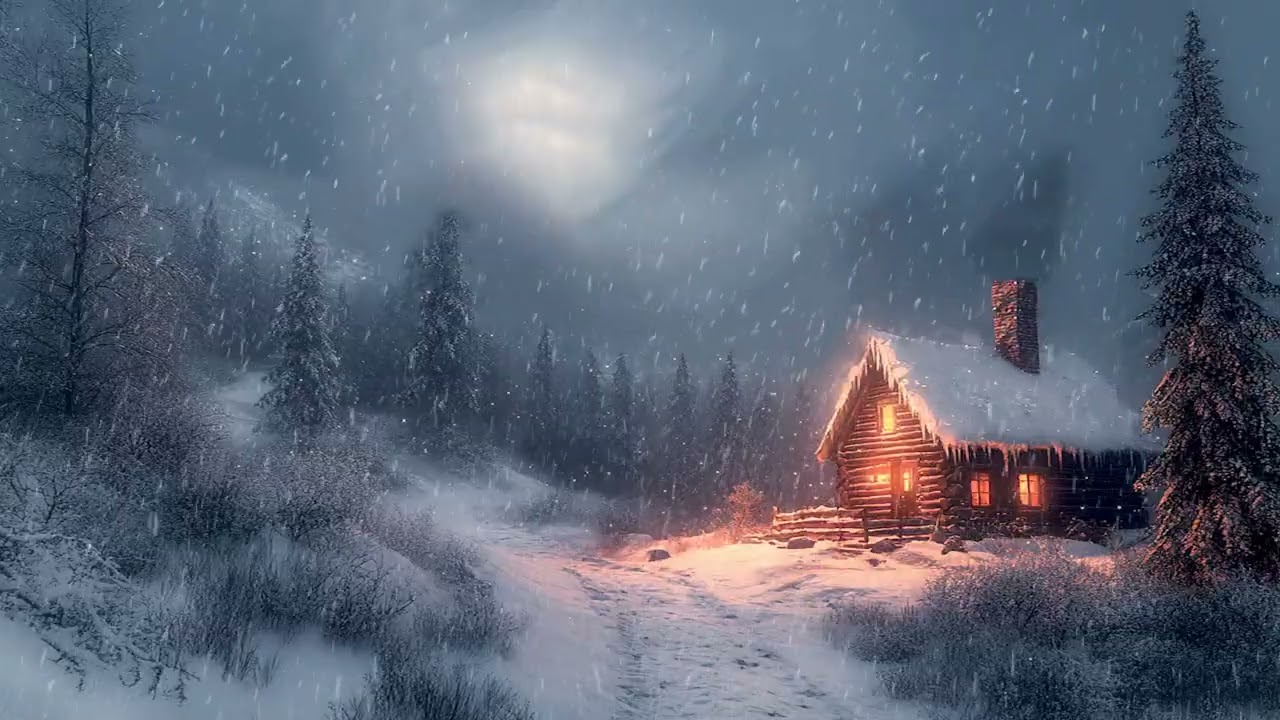 A Silent Winter Scene Where Snow Helps You Breathe and Let Go