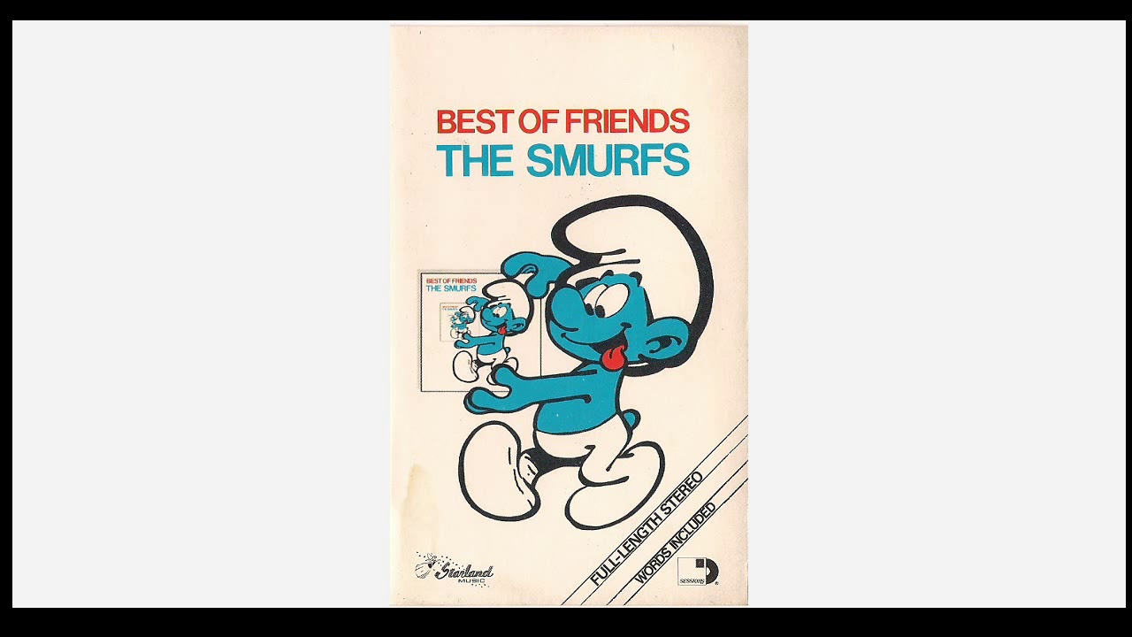 The Smurfs Best of Friends Cassette Tape