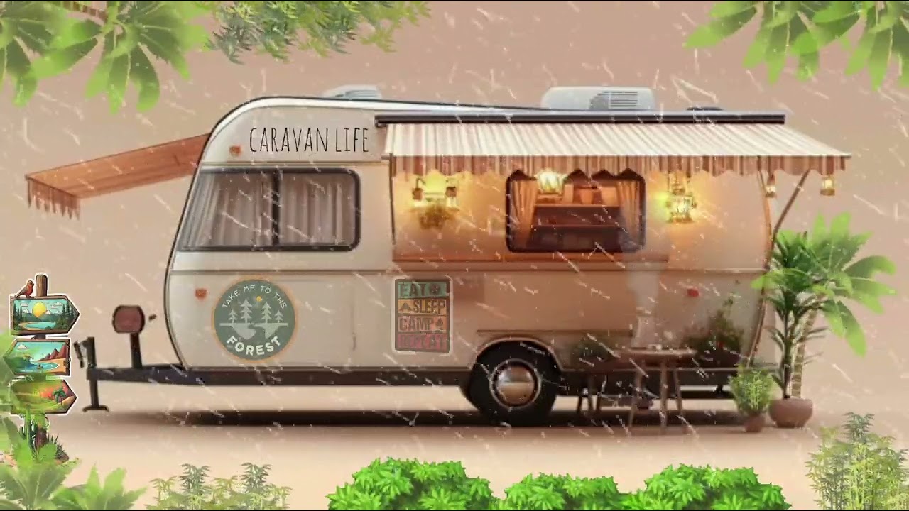 KARAVANIMIZI AÇTIK ÖYLE BİR KAR DOLU YAĞMAYA BAŞLADI Kİ.HADİ BİRAZ DİNLENELİM