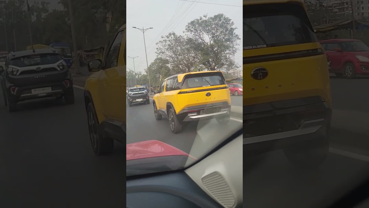 Tata Sierra Road Presence 🔥 | First Look on Indore Roads | Creta Killer?