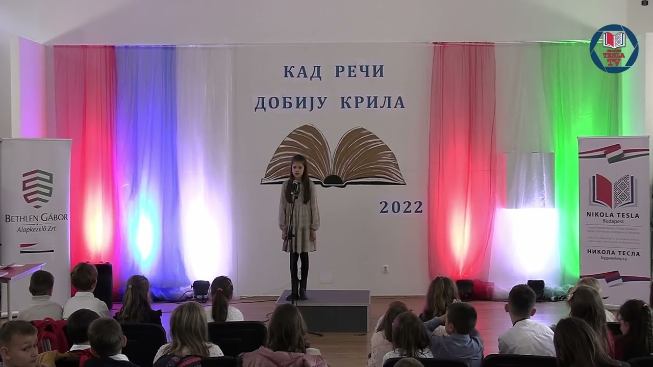 Категорија 5-6.  разред // такмичење у рецитовању 2022 // Ива Деак 5.  разред, Сегедин