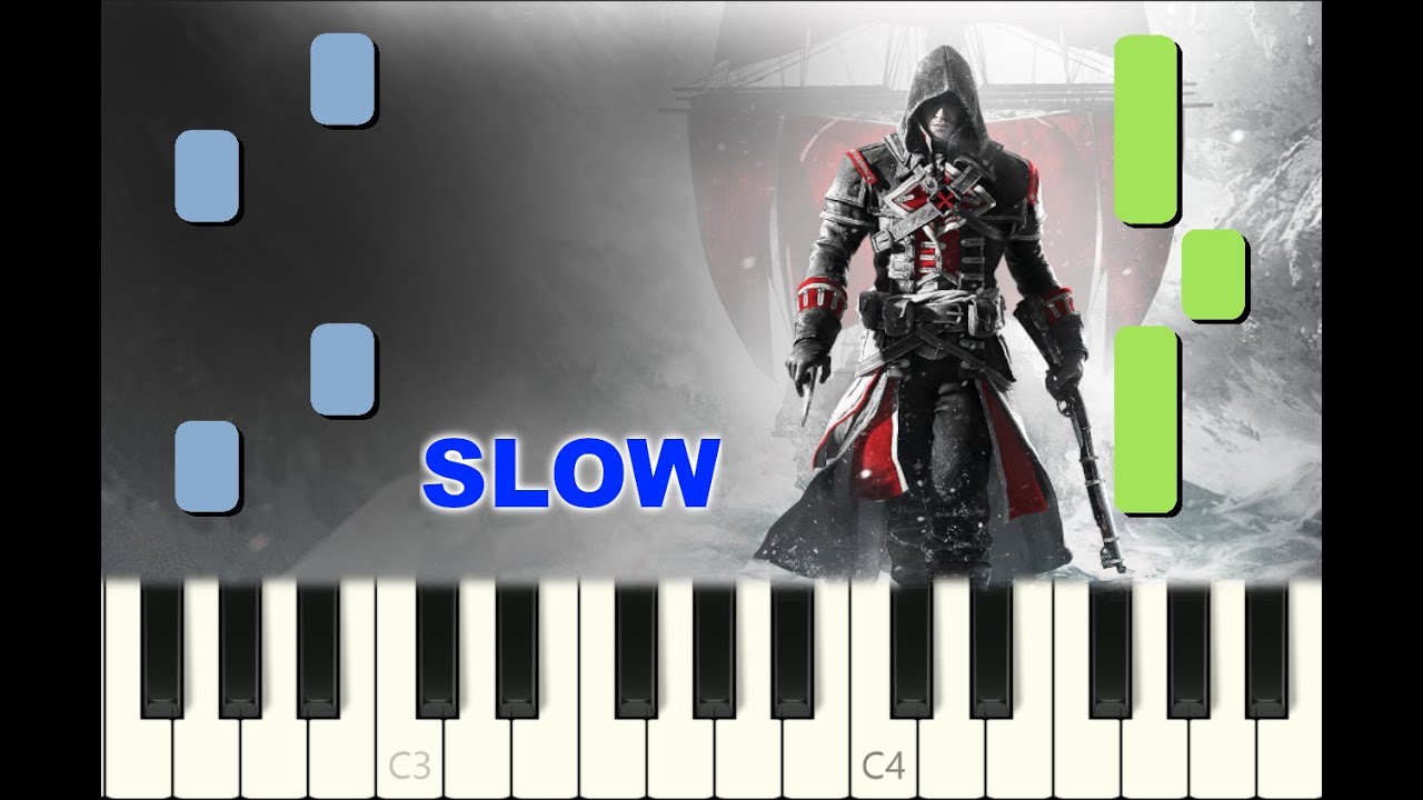 SLOW piano tutorial 
