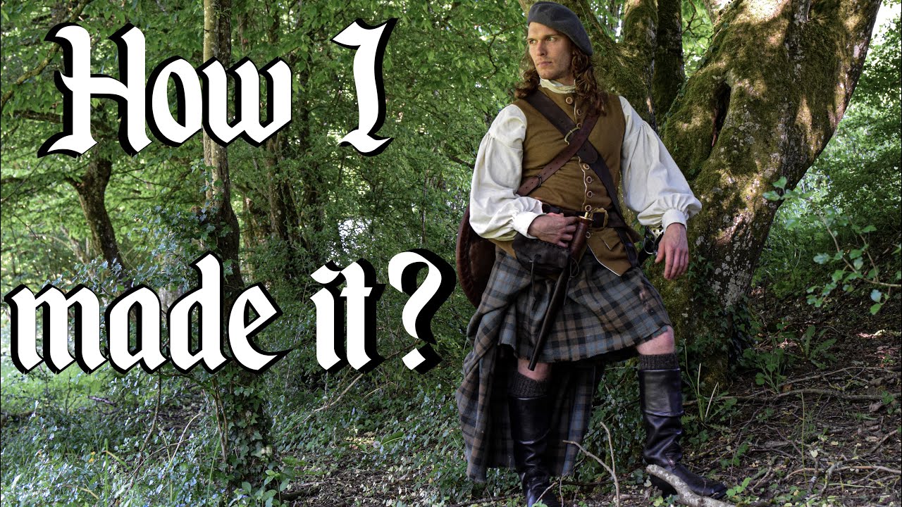 Costuming of - Outlander Jamie Fraser 's Jacobite Costume Cosplay