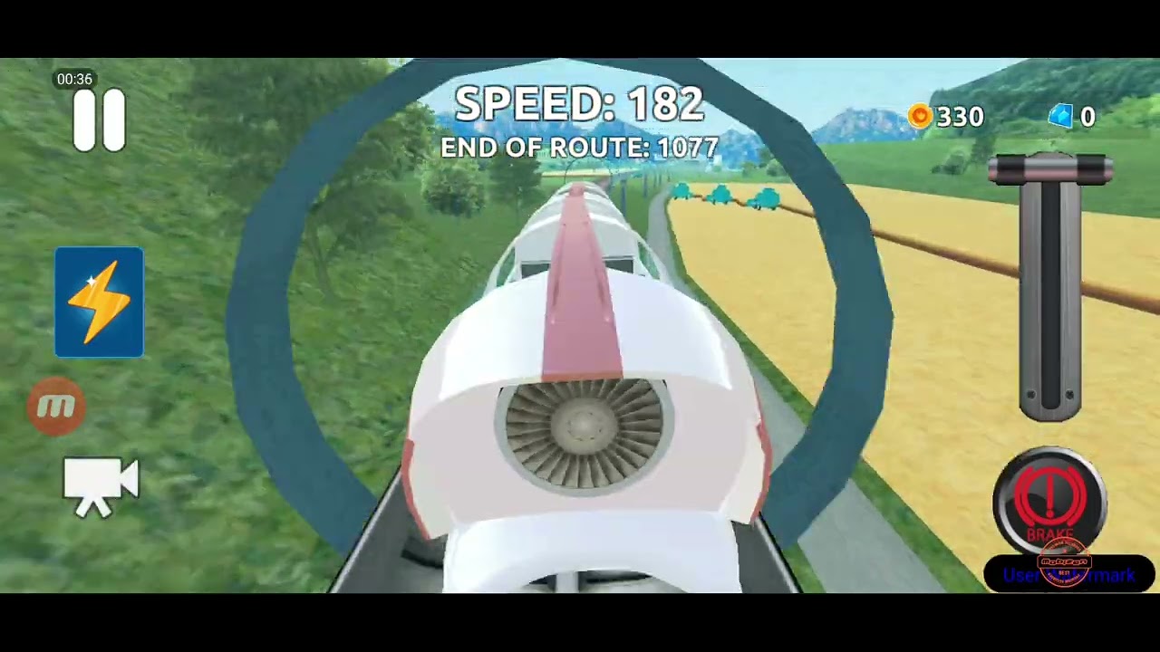 test drive на един влак в Hyperloop Train