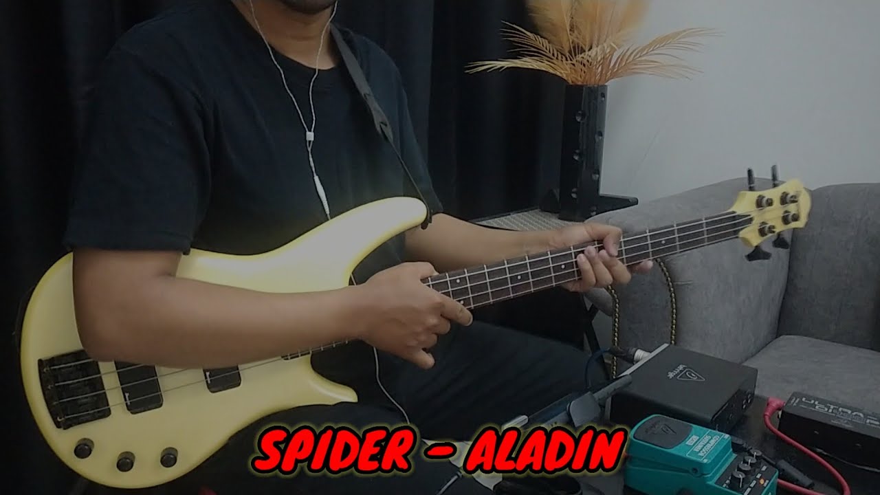 SPIDER - ALADIN [ Bass Cover By Lados ]