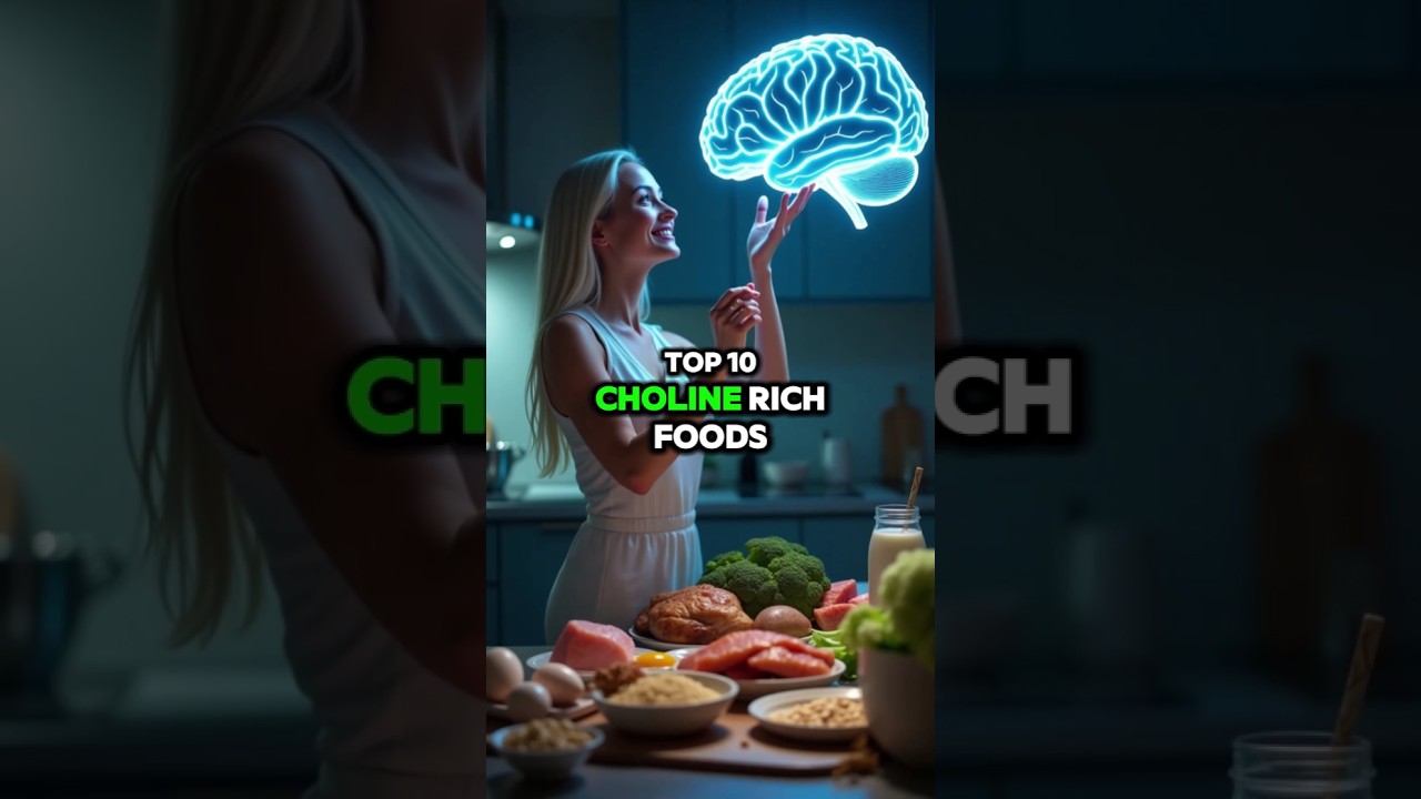 Top 10 Choline-Rich Foods to Boost Brain Health & Memory 🧠🥚 #brainhealth  #memoryboost