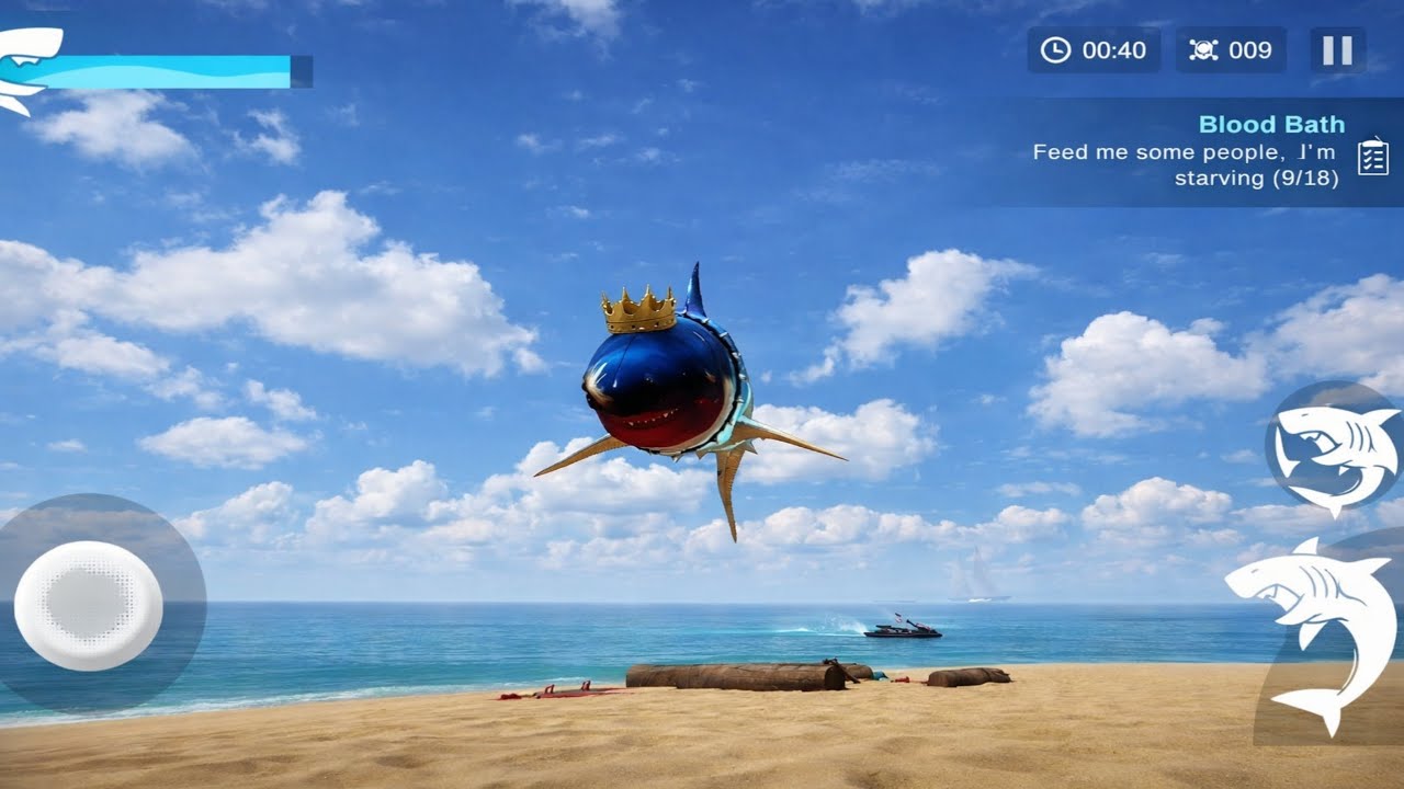 last part Shark Ravage game play video 
