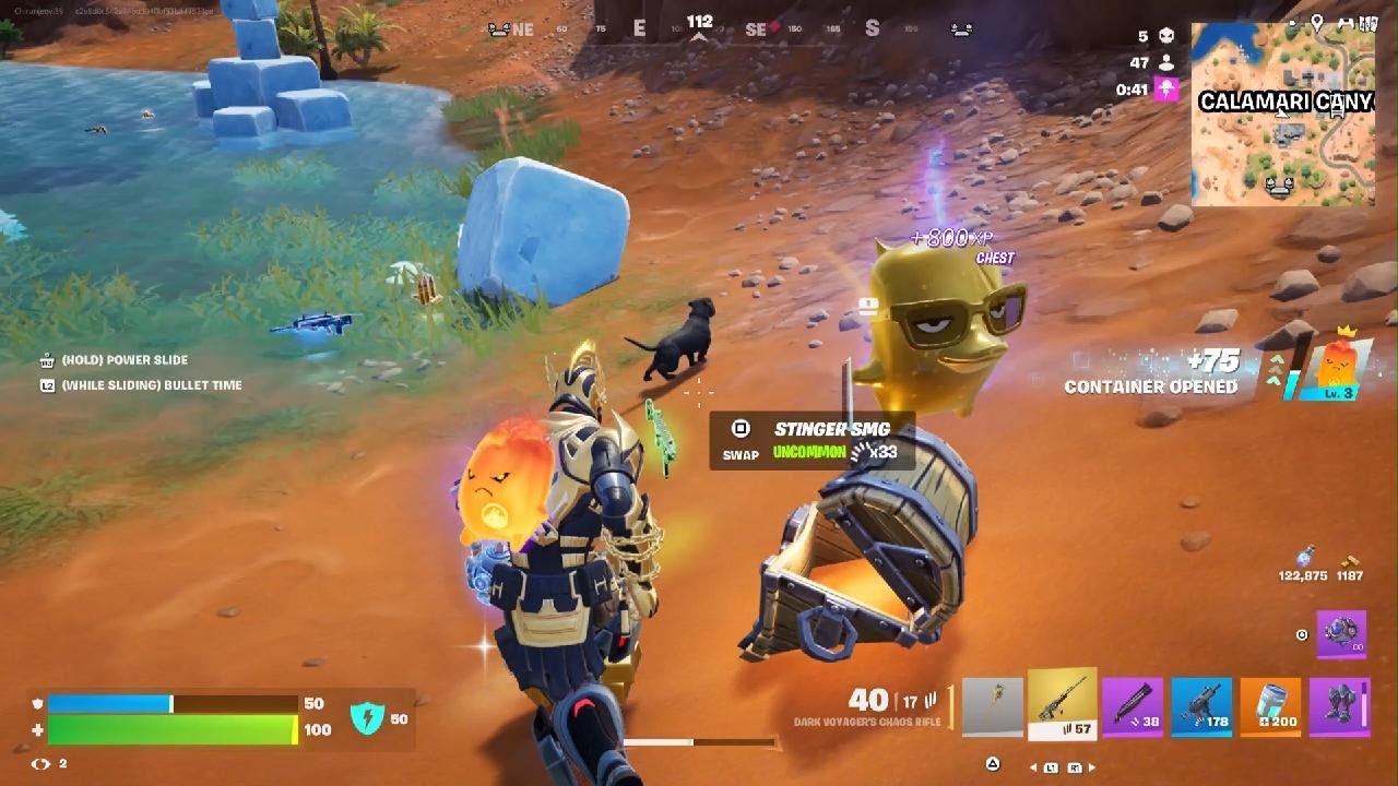 Fortnite l Where to find gold duck sprite