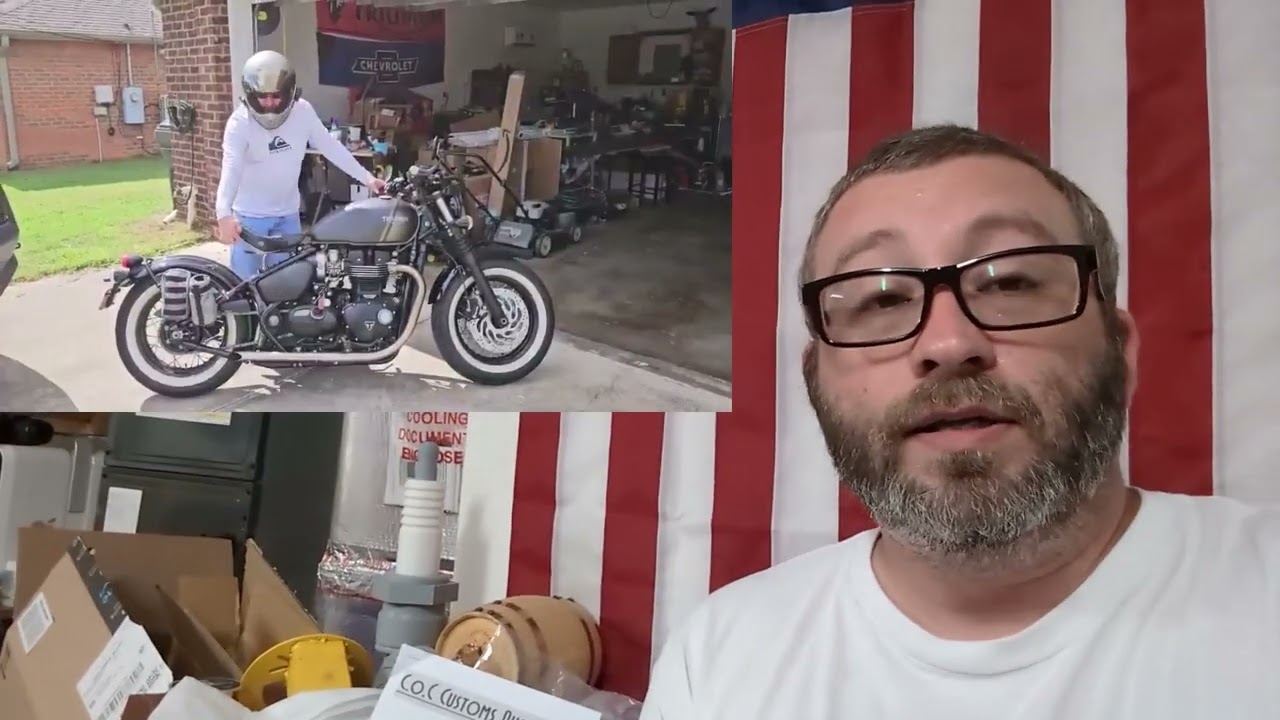 Initial Review of CoC Customs Springer Seat Kit for the Triumph Bobber.
