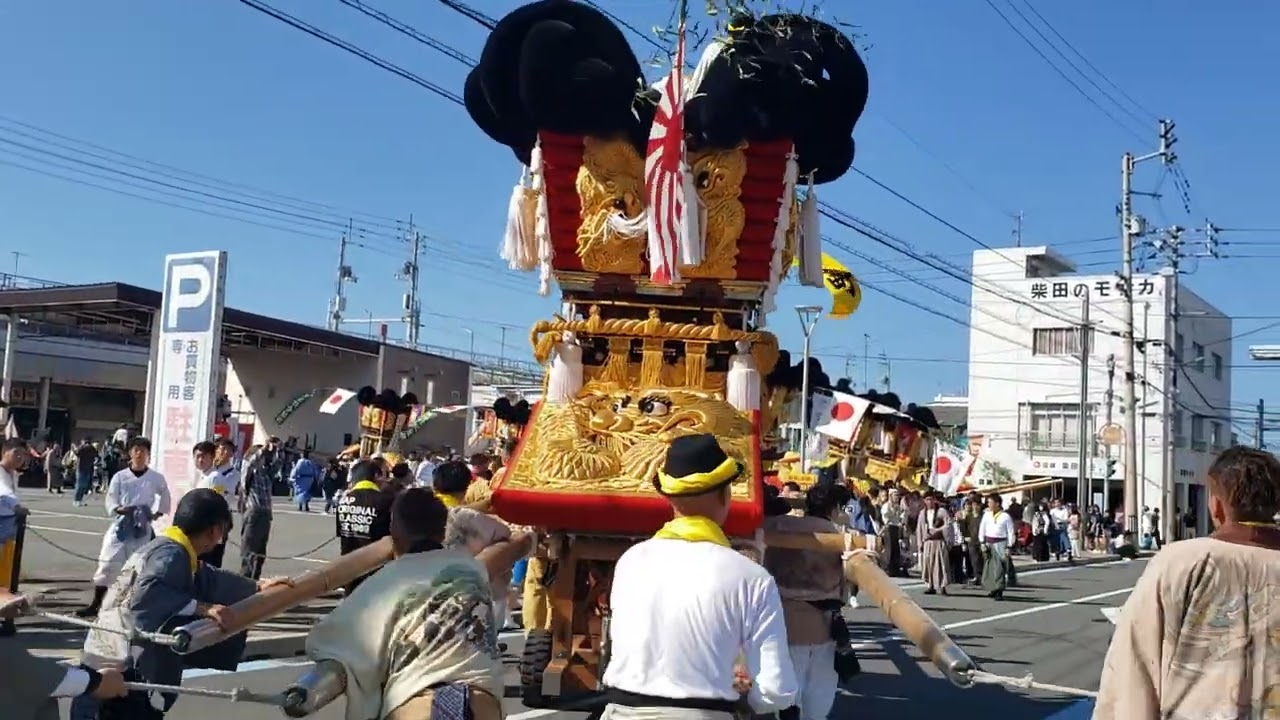 令和6年 10月13日1日目 川之江秋祭り (かきくらべ開始前)