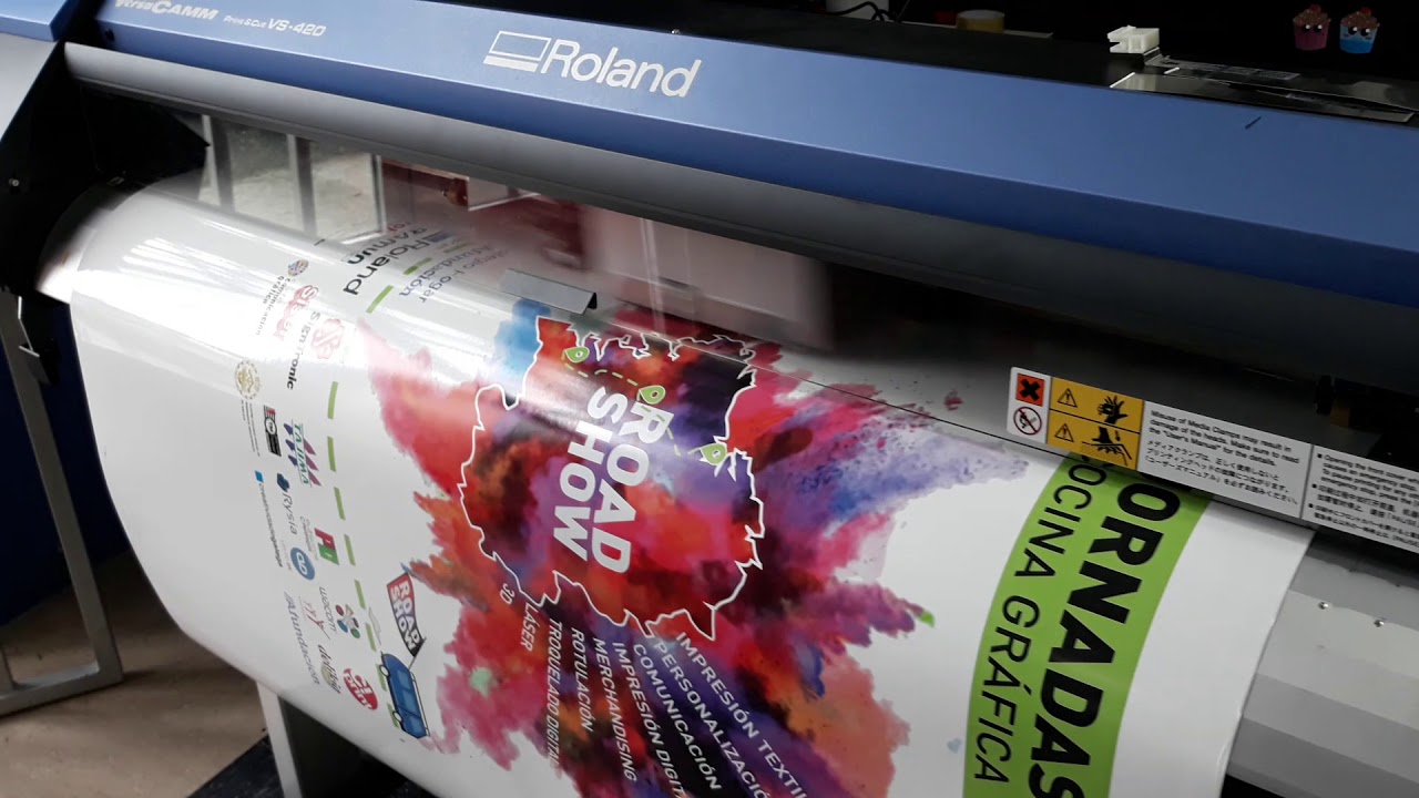 Plotter de impresión y corte. Roland VersaCamm VS-420