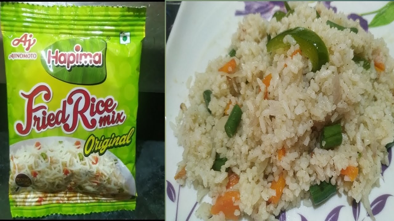 Hapima Fried Rice Mix Recipe in Tamil | Hapima Fried Rice Mix | Variety Rice Recipe | Veg Fried Rice