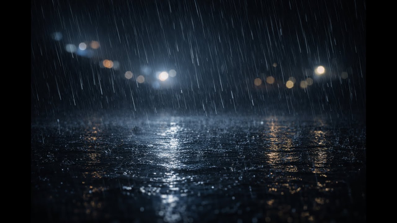 Heavy Rain Sounds 🌧️ Strong Rain for Deep Sleep | 8 Hours