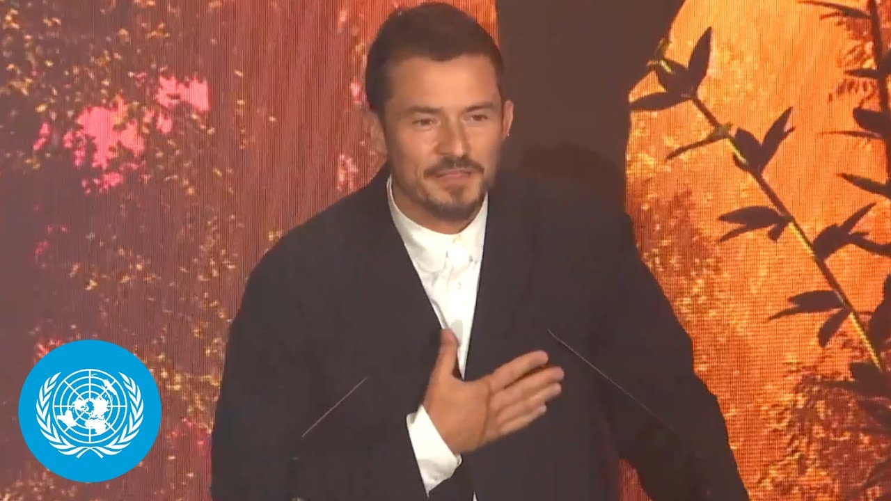 Orlando Bloom: Importance of Education For Children | #UNGA78 Halftime Show | United Nations