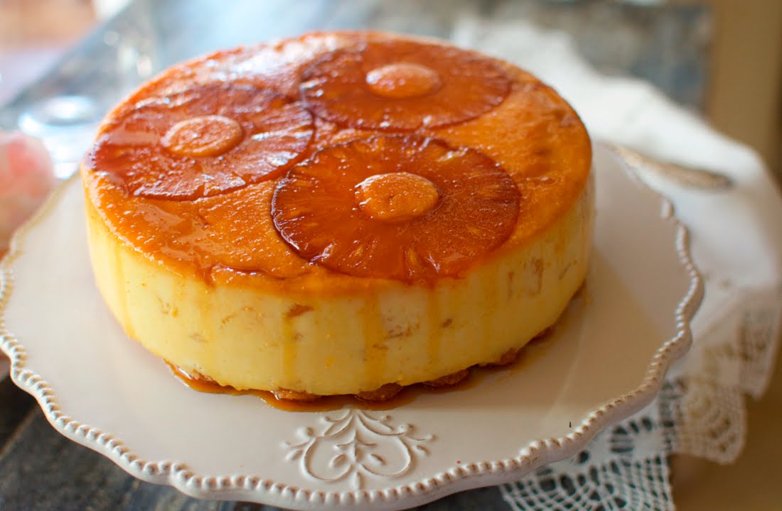 Receta de Tarta de Piña sin Horno