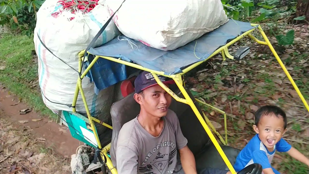 kendaraan  perkebunan pengangkut hasil bumi | mobil truk gokart homemade
