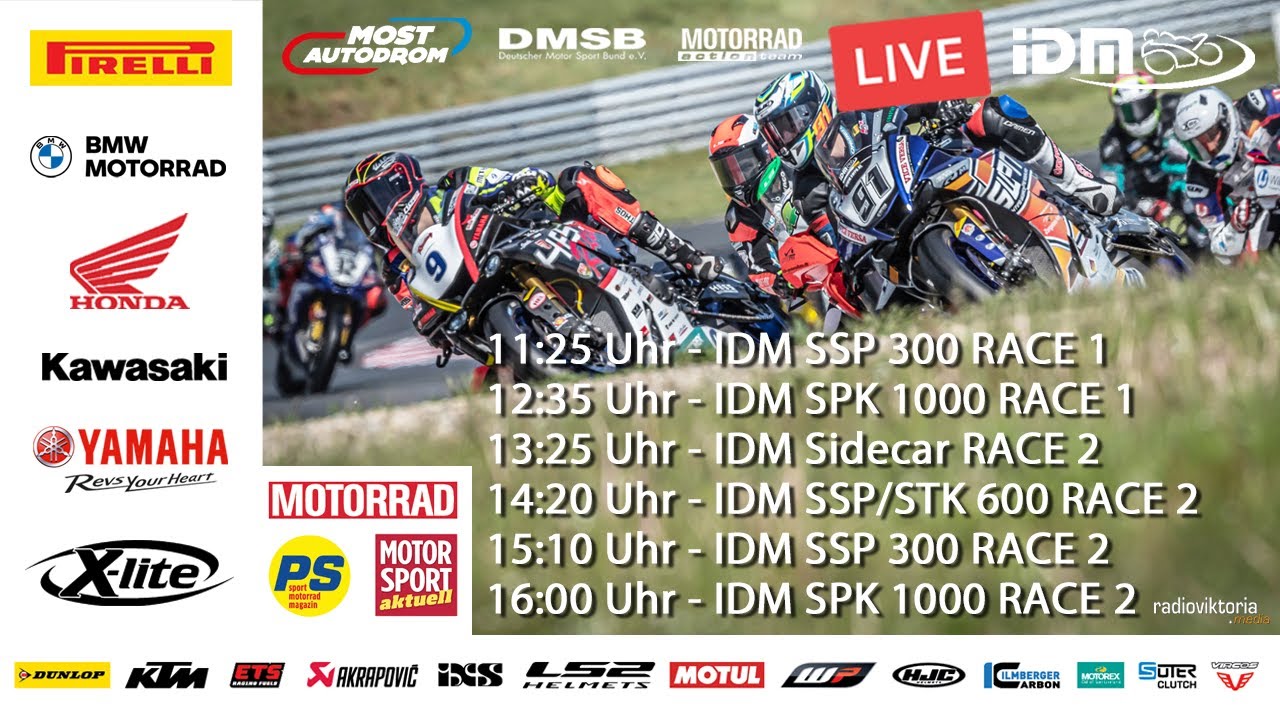 Der Rennsonntag der IDM vom Autodrom Most