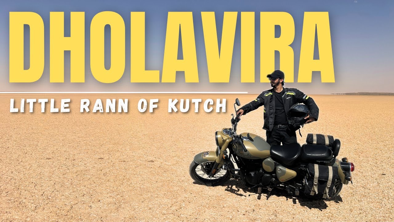 EXPLORING DHOLAVIRA ON COMMANDO SAND 350 || LITTLE RANN OF KUTCH BIKE RIDE || BARMER TO DHOLAVIRA